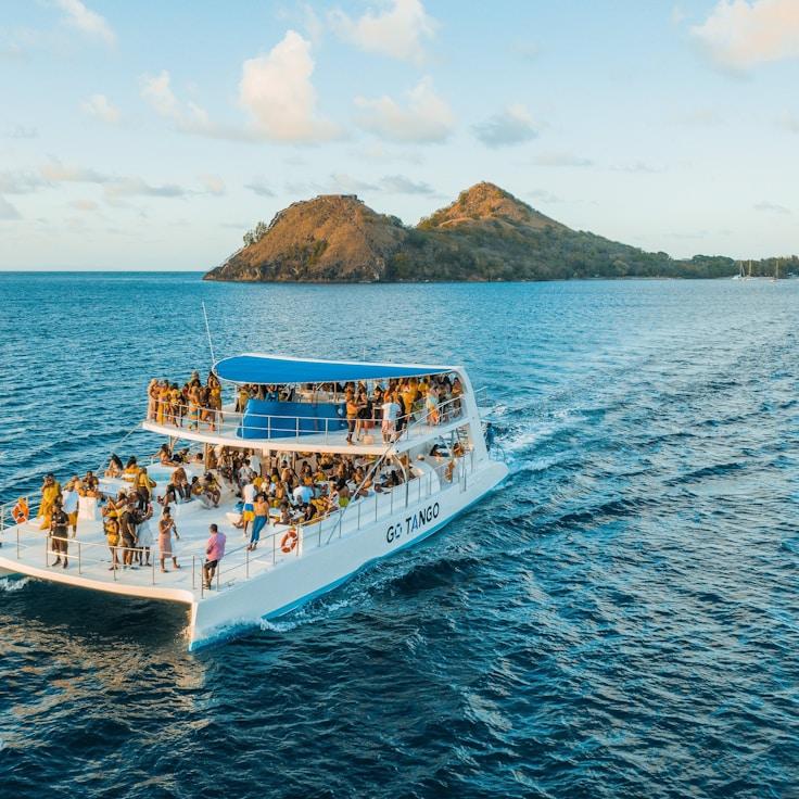 Corporate retreat on yacht
